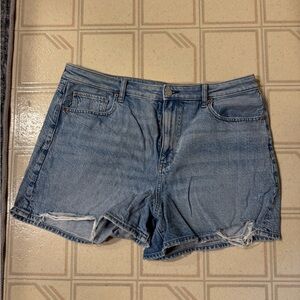 Classic Blue Denim Women's Shorts